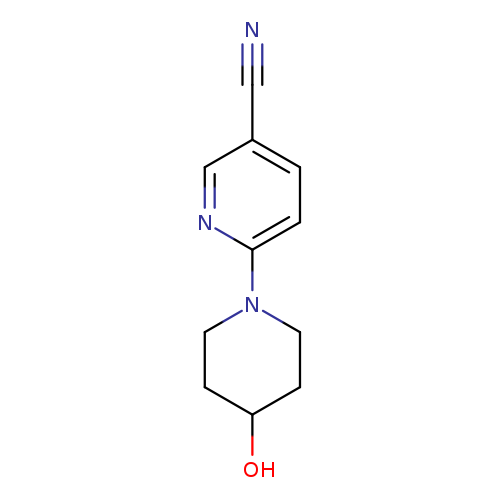 6-(4-Hydroxypiperidin-1-yl)pyridine-3-carbonitrile