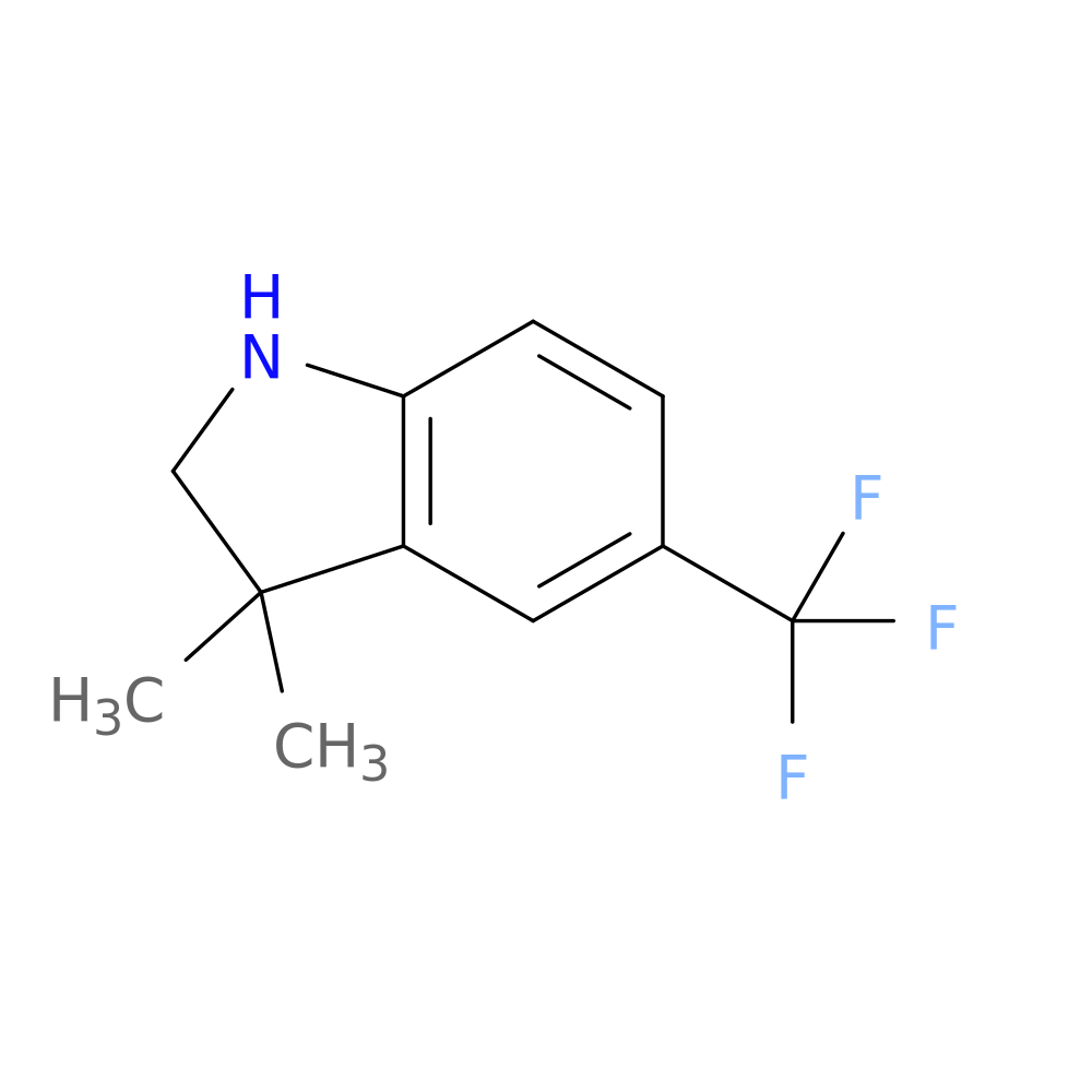 3,3-dimethyl-5-(trifluoromethyl)-2,3-dihydro-1H-indole