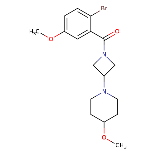 1-[1-(2-bromo-5-methoxybenzoyl)azetidin-3-yl]-4-methoxypiperidine