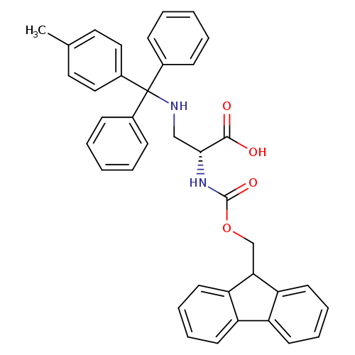 D-Alanine, N-[(9H-fluoren-9-ylmethoxy)carbonyl]-3-[[(4-methylphenyl)diphenylmethyl]amino]-