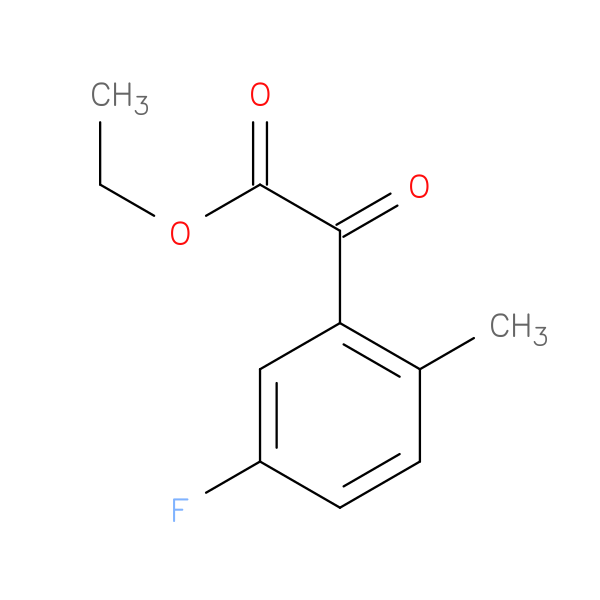 ETHYL 5-FLUORO-2-METHYLBENZOYLFORMATE