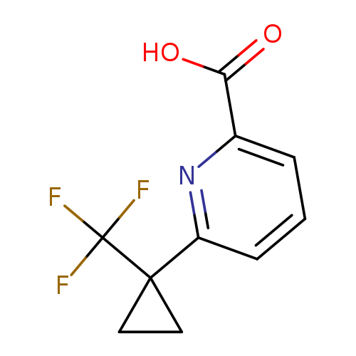6-[1-(trifluoromethyl)cyclopropyl]pyridine-2-carboxylic acid