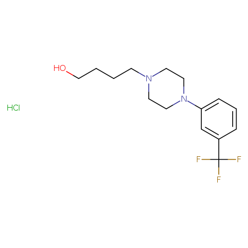 4-(4-[3-(Trifluoromethyl)phenyl]piperazin-1-yl)butan-1-ol hydrochloride