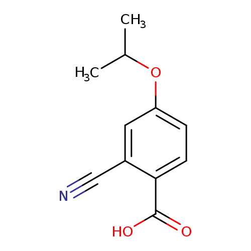 2-cyano-4-(propan-2-yloxy)benzoic acid