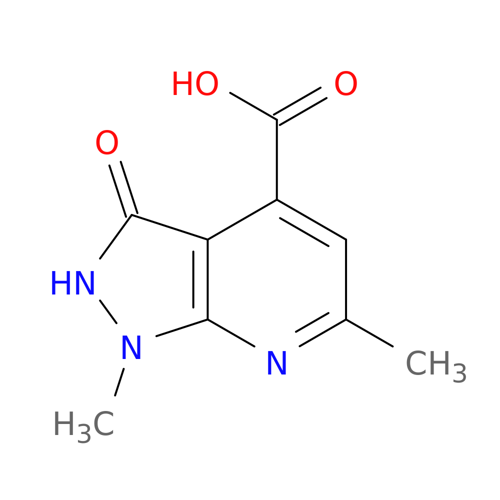 1,6-dimethyl-3-oxo-1H,2H,3H-pyrazolo[3,4-b]pyridine-4-carboxylic acid
