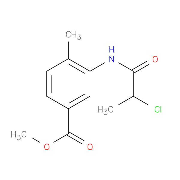 methyl 3-(2-chloropropanamido)-4-methylbenzoate