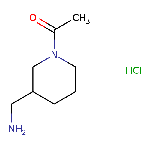 1-(3-(Aminomethyl)piperidin-1-yl)ethanone hydrochloride