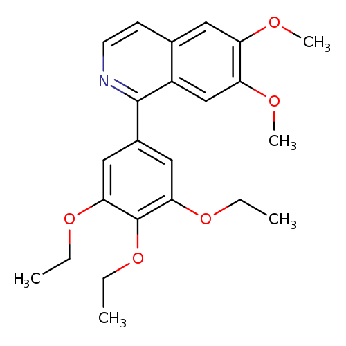 6,7-Dimethoxy-1-(3,4,5-triethoxyphenyl)isoquinoline