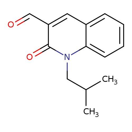 1-isobutyl-2-oxo-1,2-dihydroquinoline-3-carbaldehyde