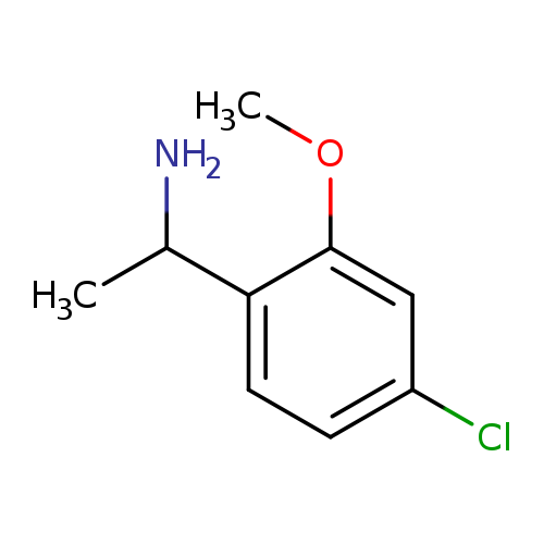1-(4-CHLORO-2-METHOXY-PHENYL)-ETHYLAMINE