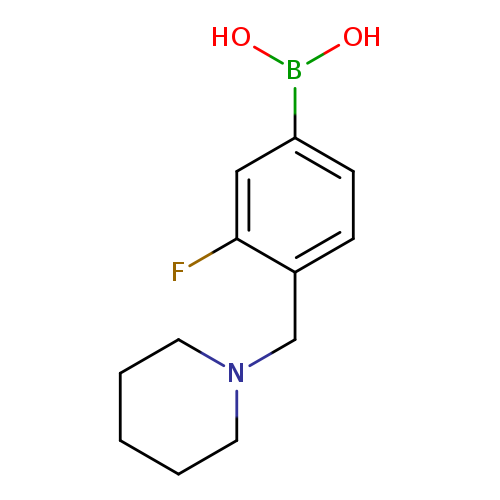(3-Fluoro-4-(piperidin-1-ylmethyl)phenyl)boronic acid