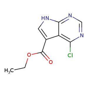 7H-Pyrrolo[2,3-d]pyrimidine-5-carboxylic acid, 4-chloro-, ethyl ester
