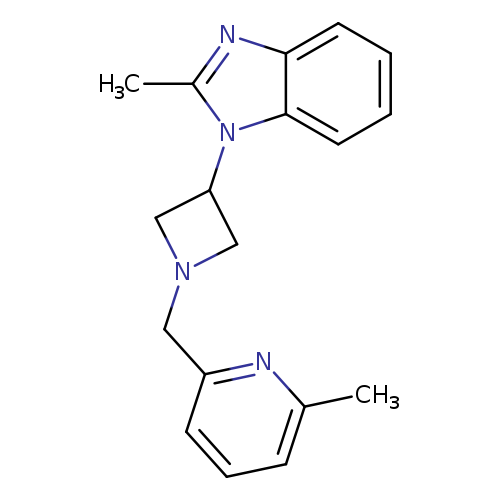2-methyl-1-{1-[(6-methylpyridin-2-yl)methyl]azetidin-3-yl}-1H-1,3-benzodiazole