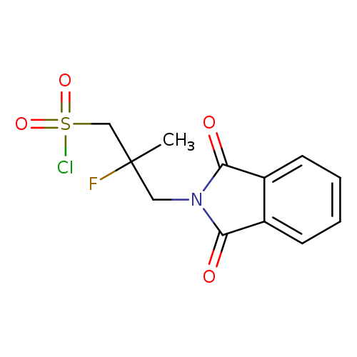 3-(1,3-dioxo-2,3-dihydro-1H-isoindol-2-yl)-2-fluoro-2-methylpropane-1-sulfonyl chloride