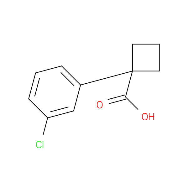 1-(3-Chlorophenyl)cyclobutanecarboxylic acid