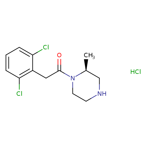 2-(2,6-dichlorophenyl)-1-[(2S)-2-methylpiperazin-1-yl]ethan-1-one hydrochloride