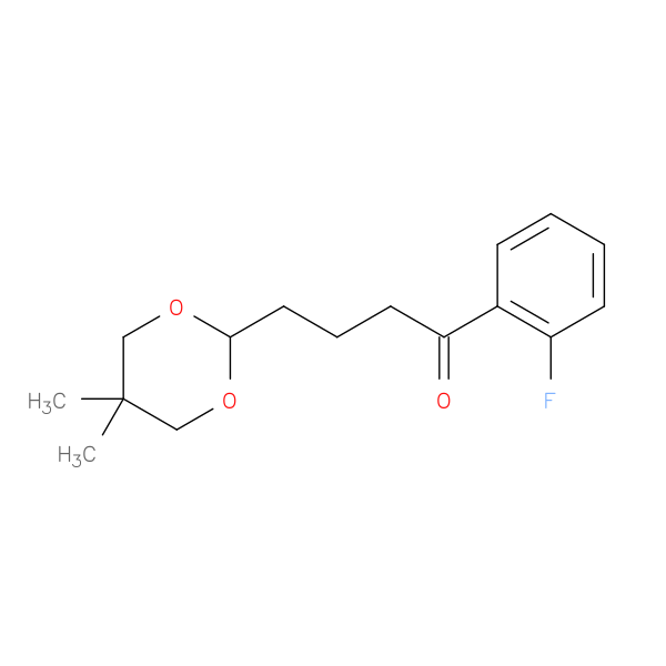 4-(5,5-DIMETHYL-1,3-DIOXAN-2-YL)-2'-FLUOROBUTYROPHENONE