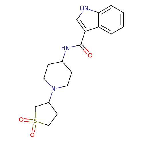 N-[1-(1,1-dioxo-1lambda6-thiolan-3-yl)piperidin-4-yl]-1H-indole-3-carboxamide