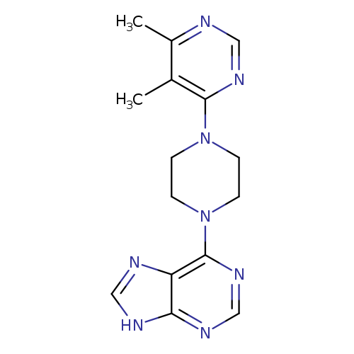 6-[4-(5,6-dimethylpyrimidin-4-yl)piperazin-1-yl]-9H-purine