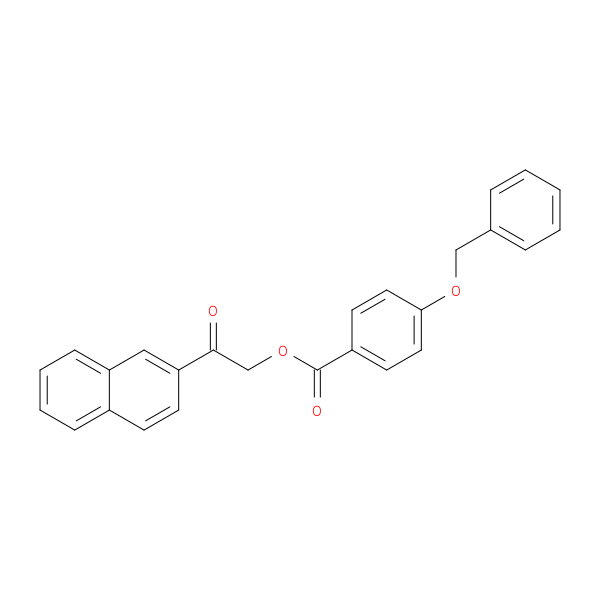 2-(2-naphthyl)-2-oxoethyl 4-(benzyloxy)benzoate