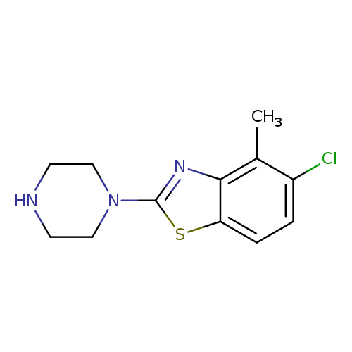 5-Chloro-4-methyl-2-piperazin-1-yl-1,3-benzothiazole