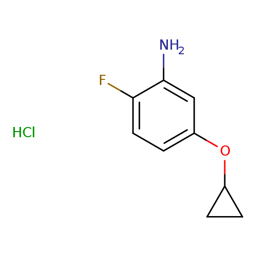 5-cyclopropoxy-2-fluoroanilinehydrochloride