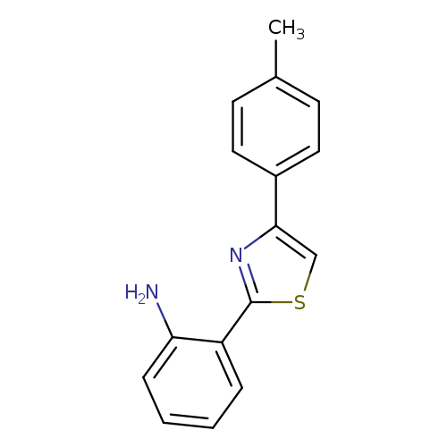 2-[4-(4-methylphenyl)-1,3-thiazol-2-yl]aniline