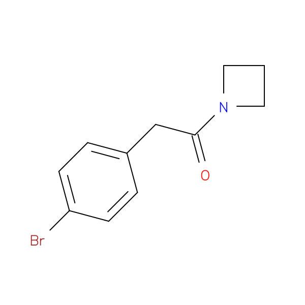 1-(Azetidin-1-yl)-2-(4-bromophenyl)ethanone