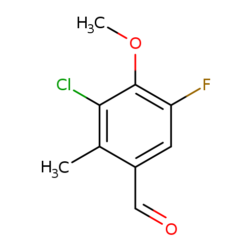 3-Chloro-5-fluoro-4-methoxy-2-methylbenzaldehyde