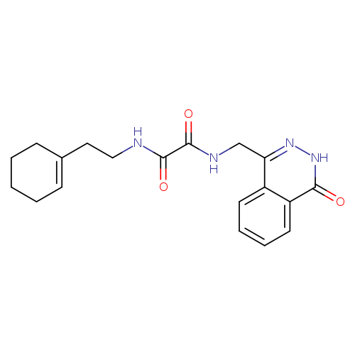 N'-[2-(cyclohex-1-en-1-yl)ethyl]-N-[(4-oxo-3,4-dihydrophthalazin-1-yl)methyl]ethanediamide