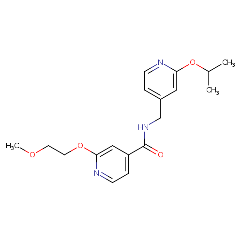 2-(2-methoxyethoxy)-N-{[2-(propan-2-yloxy)pyridin-4-yl]methyl}pyridine-4-carboxamide