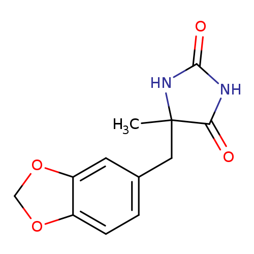 2,4-Imidazolidinedione, 5-(1,3-benzodioxol-5-ylmethyl)-5-methyl-