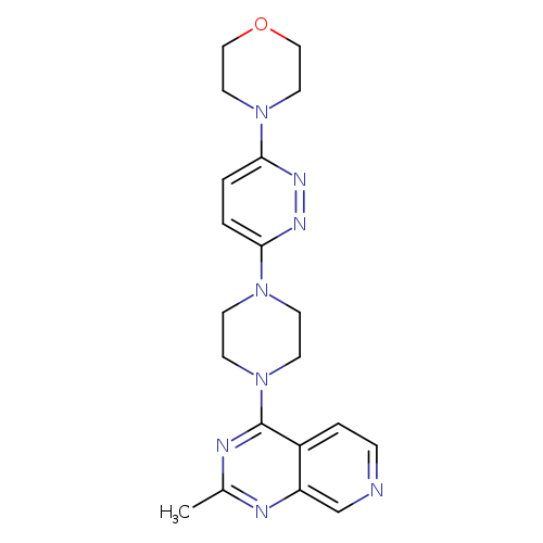 4-[6-(4-{2-methylpyrido[3,4-d]pyrimidin-4-yl}piperazin-1-yl)pyridazin-3-yl]morpholine