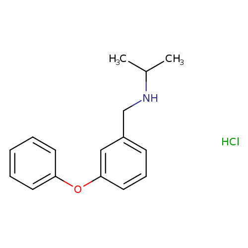 [(3-phenoxyphenyl)methyl](propan-2-yl)amine hydrochloride