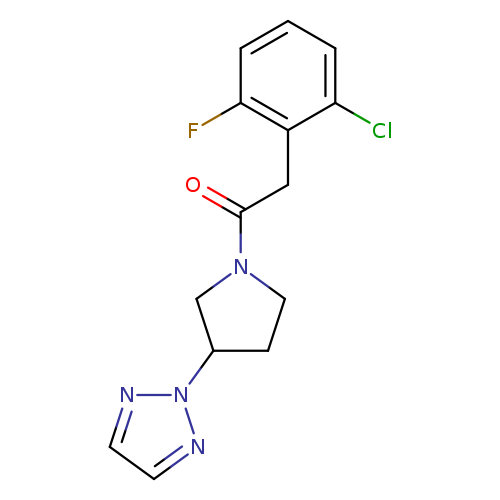 2-(2-chloro-6-fluorophenyl)-1-[3-(2H-1,2,3-triazol-2-yl)pyrrolidin-1-yl]ethan-1-one