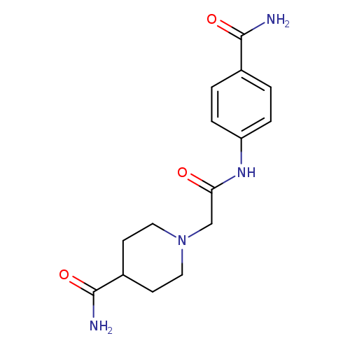 1-{[(4-carbamoylphenyl)carbamoyl]methyl}piperidine-4-carboxamide