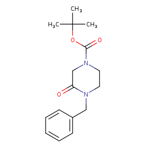 1-Piperazinecarboxylicacid, 3-oxo-4-(phenylmethyl)-, 1,1-dimethylethyl ester