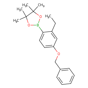 2-(4-(Benzyloxy)-2-ethylphenyl)-4,4,5,5-tetramethyl-1,3,2-dioxaborolane