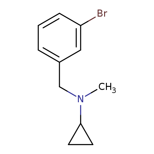N-[(3-bromophenyl)methyl]-N-methylcyclopropanamine