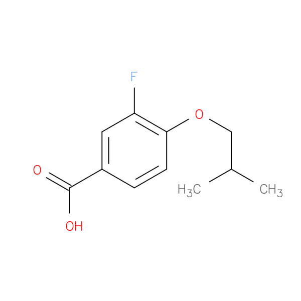 3-Fluoro-4-isobutoxybenzoic acid