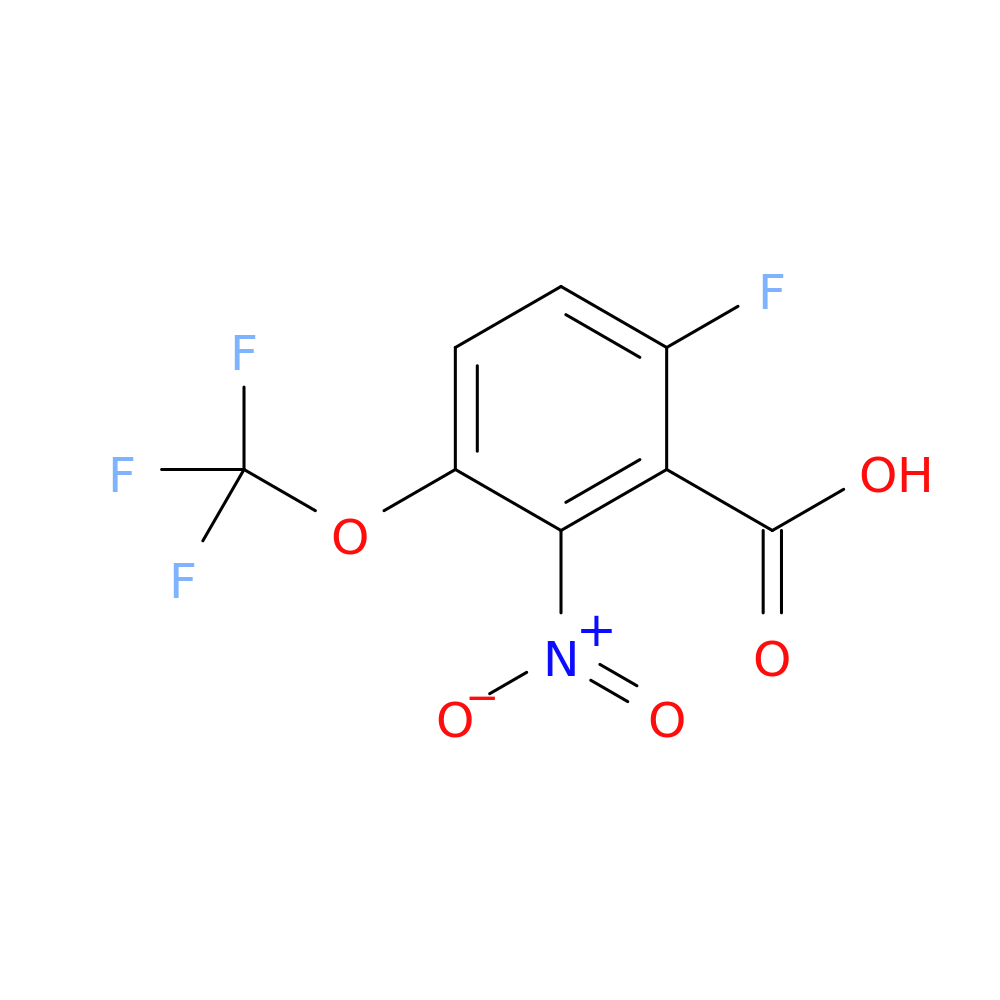 6-fluoro-2-nitro-3-(trifluoromethoxy)benzoic acid