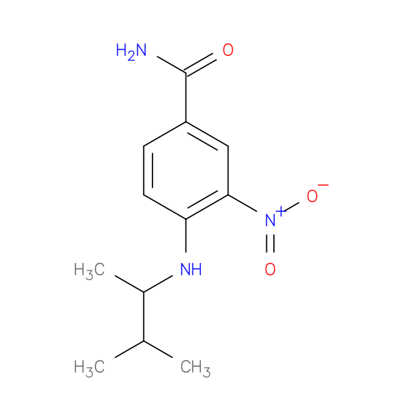 4-[(3-Methylbutan-2-yl)amino]-3-nitrobenzamide