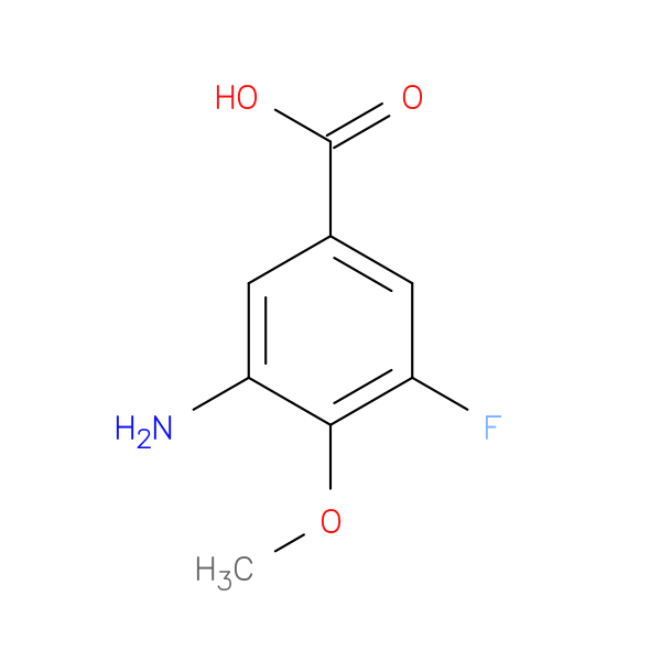 3-AMINO-5-FLUORO-4-METHOXYBENZOIC ACID