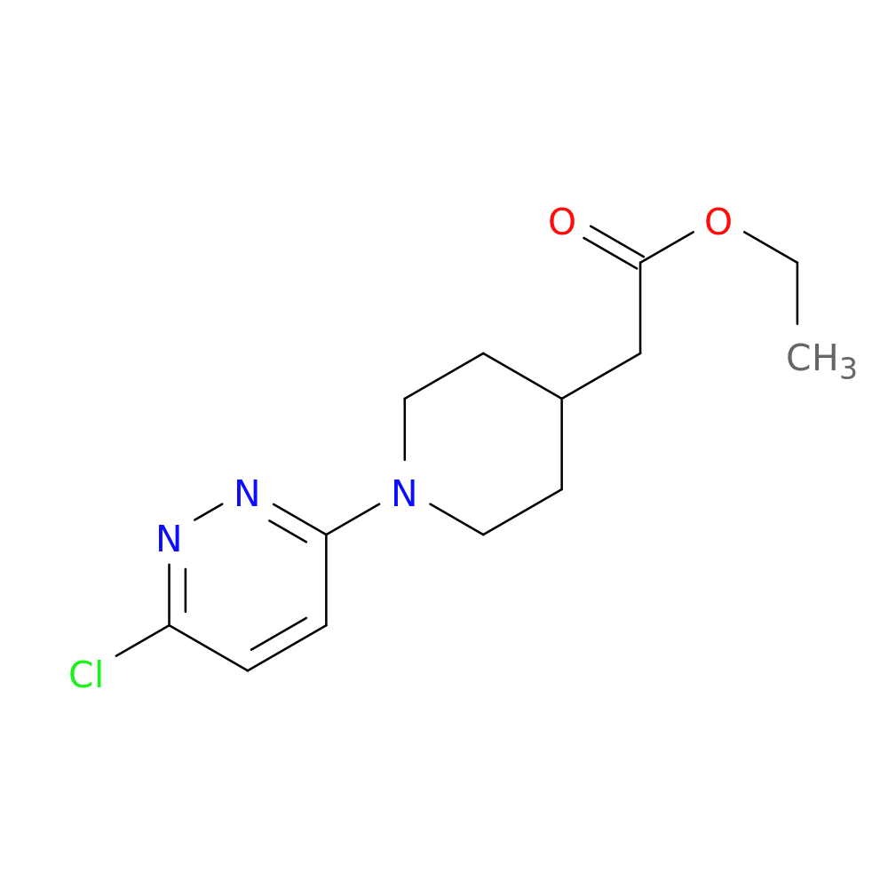 Ethyl 2-[1-(6-Chloro-3-pyridazinyl)-4-piperidyl]acetate