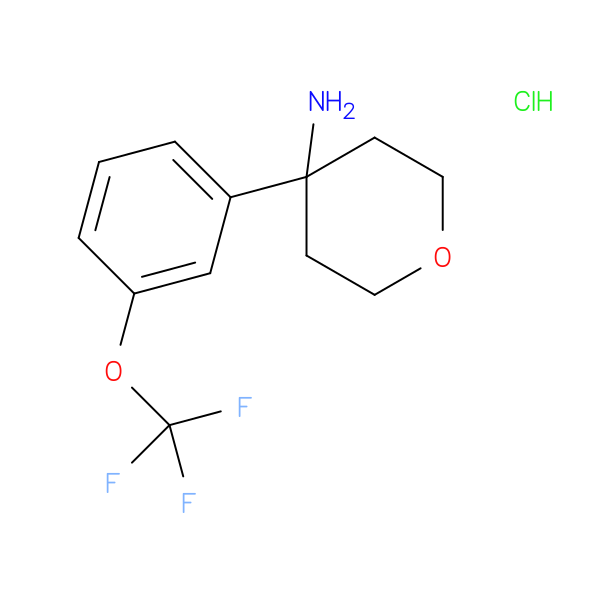 4-[3-(Trifluoromethoxy)phenyl]oxan-4-amine hydrochloride