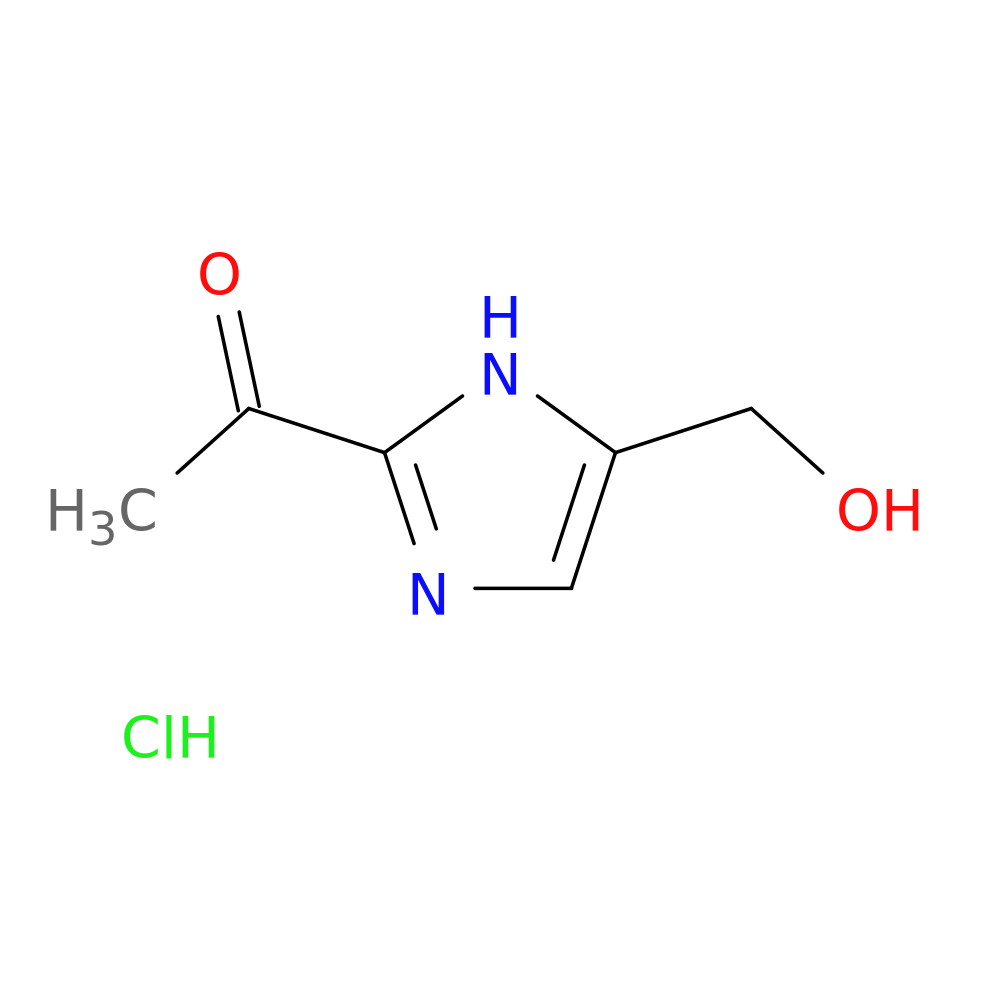 1-[5-(hydroxymethyl)-1H-imidazol-2-yl]ethan-1-one hydrochloride