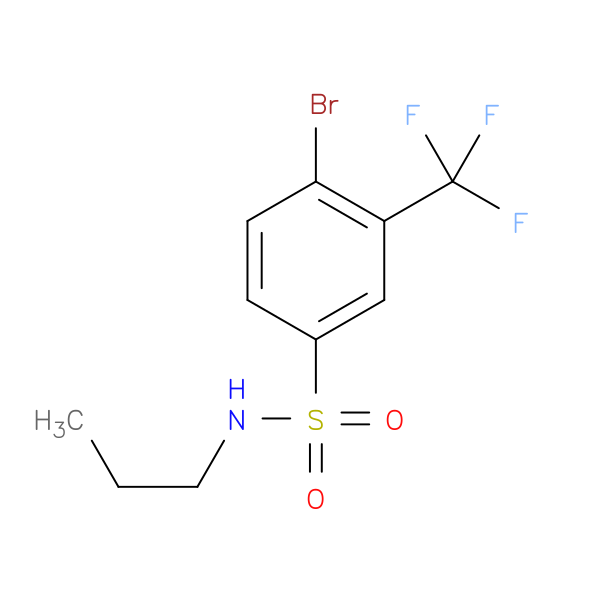 4-Bromo-N-propyl-3-(trifluoromethyl)benzenesulfonamide
