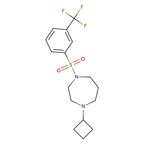 1-cyclobutyl-4-[3-(trifluoromethyl)benzenesulfonyl]-1,4-diazepane