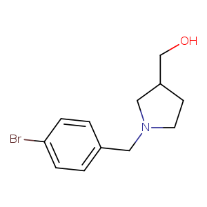 (1-[(4-Bromophenyl)methyl]pyrrolidin-3-yl)methanol