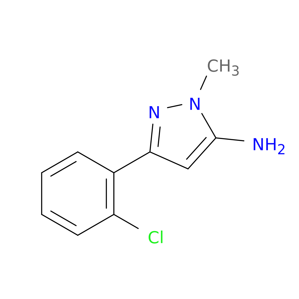 3-Amoino-5-(2-chlorophenyl)-2-methylpyrazole